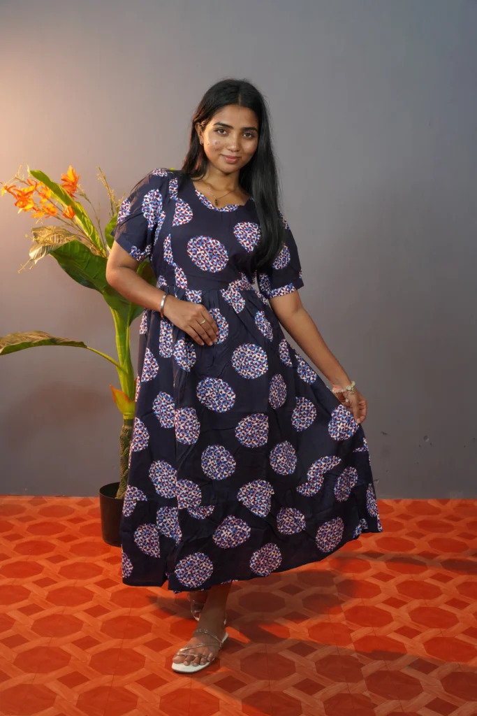 Rayon maxi Navyblue